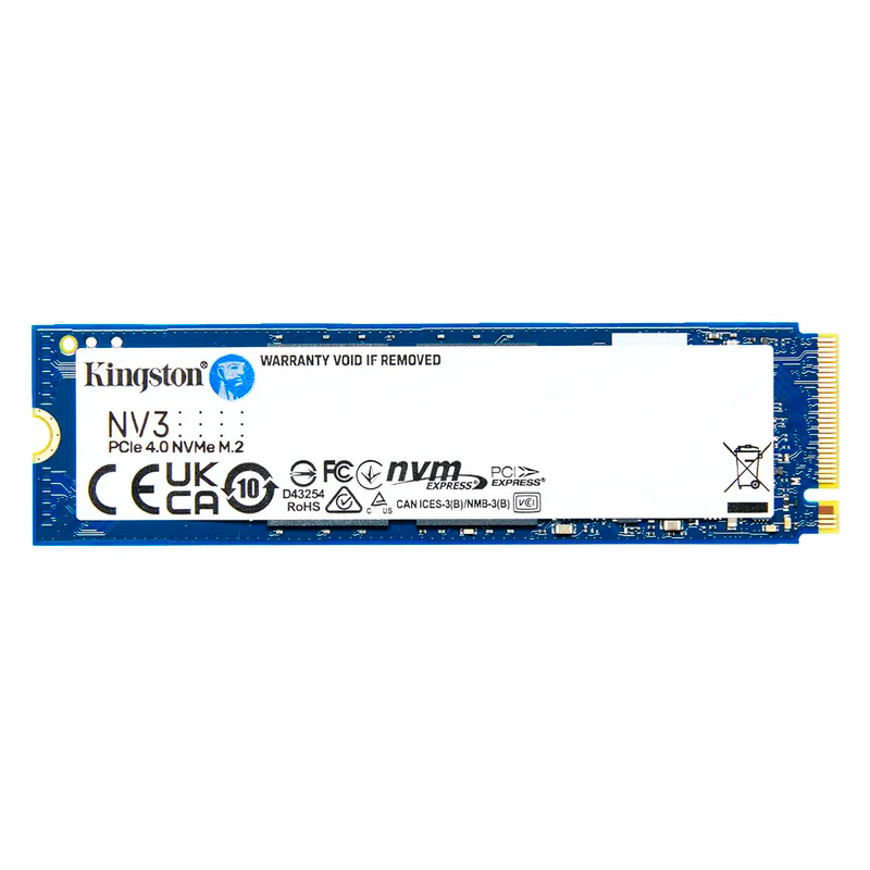 m.2 kingston 1T Disco solido Kingston 500GB NV3 PCIe 4.0 NVMe M.2 SSD - Imagen 1