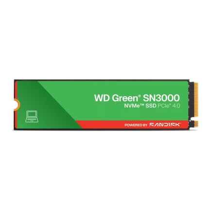 Disco solido WD Green SN3000 NVMe 500GB M.2 2280, PCIe Gen 4.0 x4, NVMe