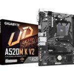 Motherboard Gigabyte A520M K V2 (rev. 1.0) Chipset AMD A520, Socket AM4, Micro ATX