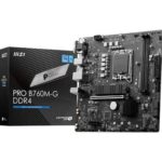 Motherboard MSI PRO B760M-G DDR4, Chipset Intel B760, LGA1700, HDMI, DP, VGA, mATX