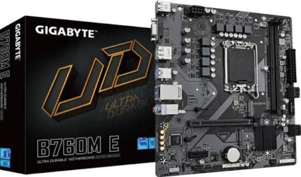 Motherboard Gigabyte B760M E (rev. 1.0) Chipset Intel B760, LGA1700, Micro ATX